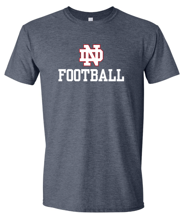 ND Football - Soft style T-Shirt