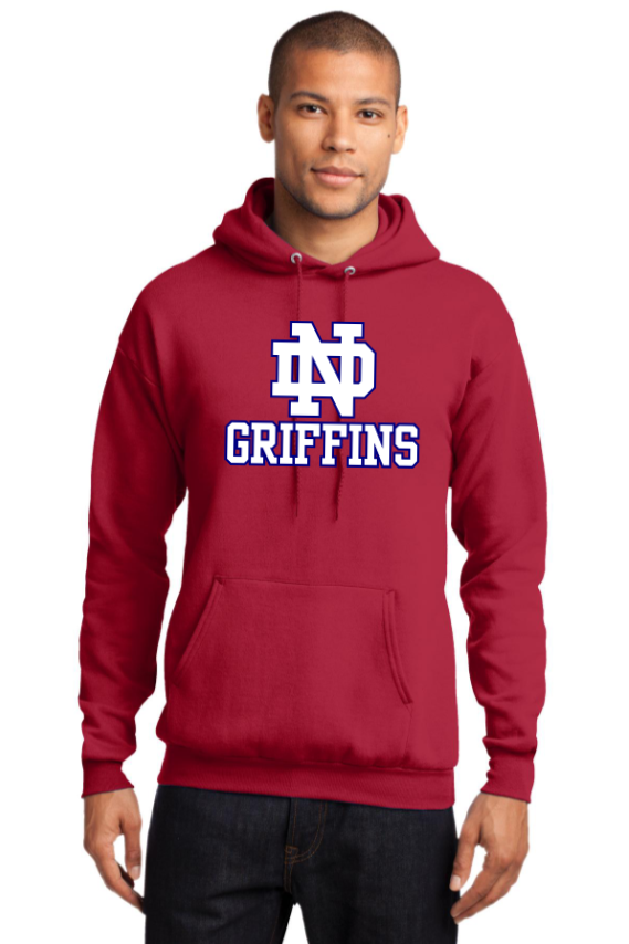 ND Griffin Hoodie - Red