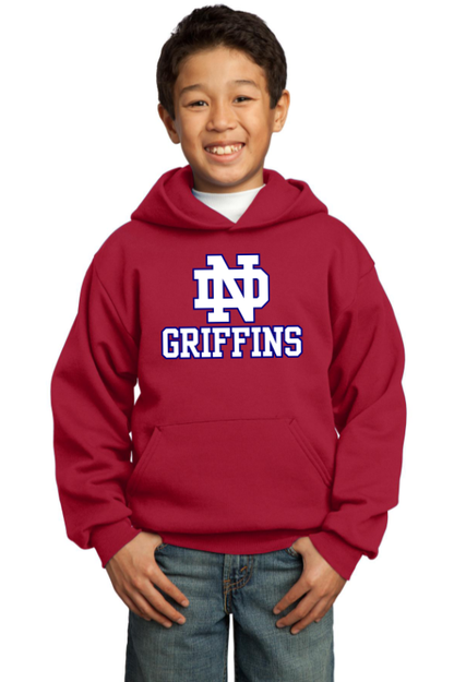 ND Griffin Hoodie - Red