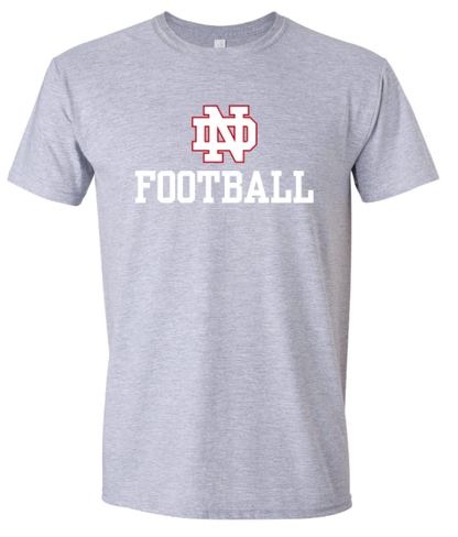 ND Football - Soft style T-Shirt